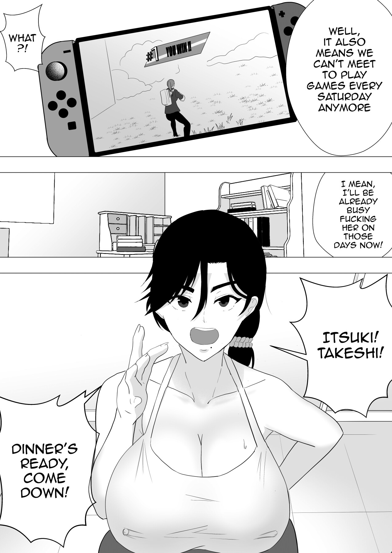 Hentai Manga Comic-Gutsy Mom ~Until The Energetic Mother Falls To My Giant Dick~-Read-10